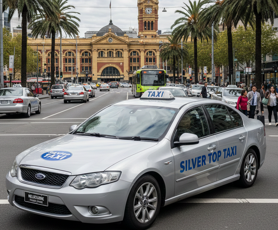 silver top taxi