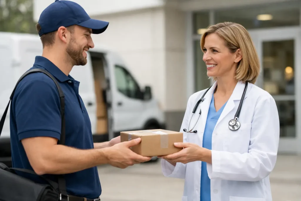 Parcel Delivery for Medical Clinics