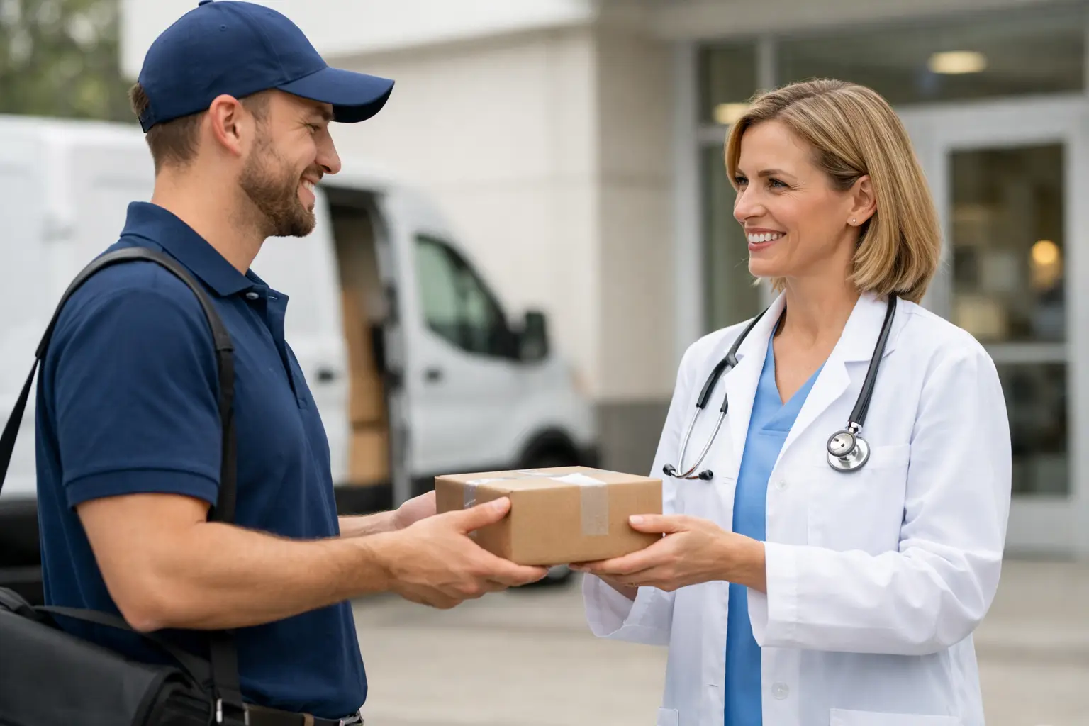 Parcel Delivery for Medical Clinics
