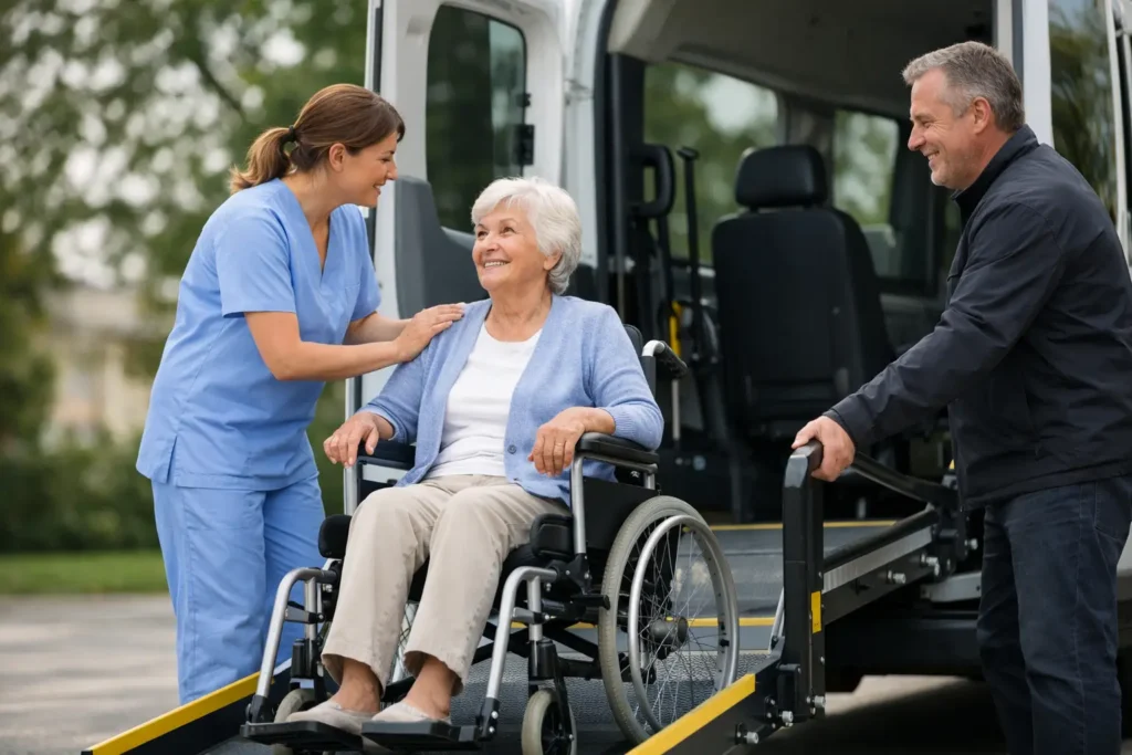 Aged Care Transport Example for Safer Trips