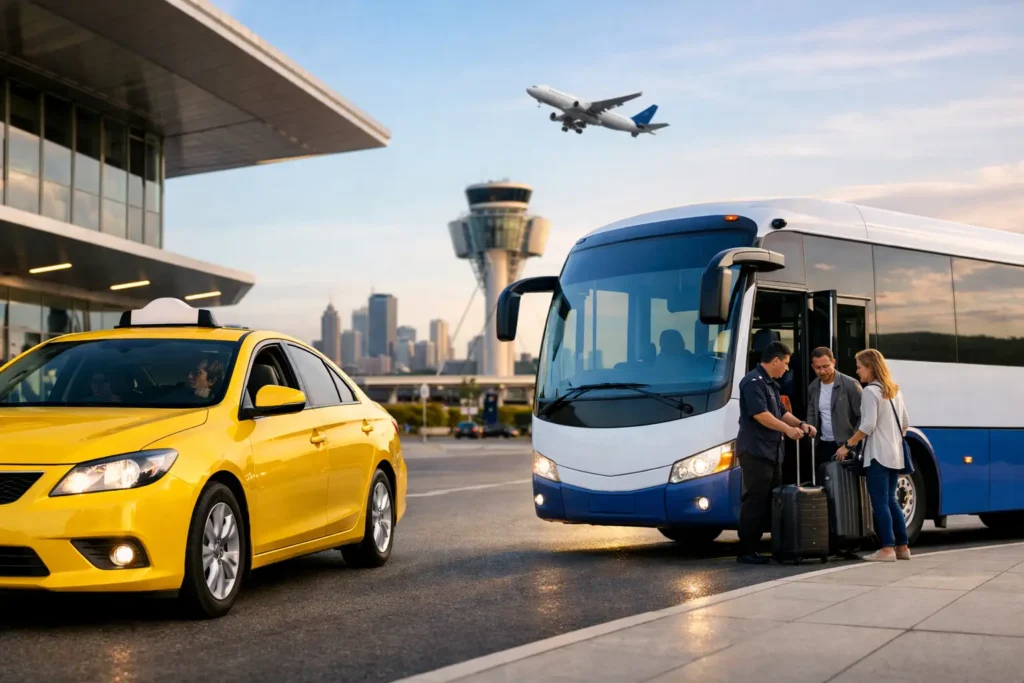 Taxi Versus Airport Shuttle for Melbourne Trips