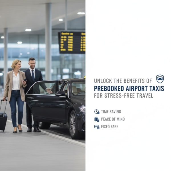 Prebooked airport taxis for reliable, timely, and stress-free travel.