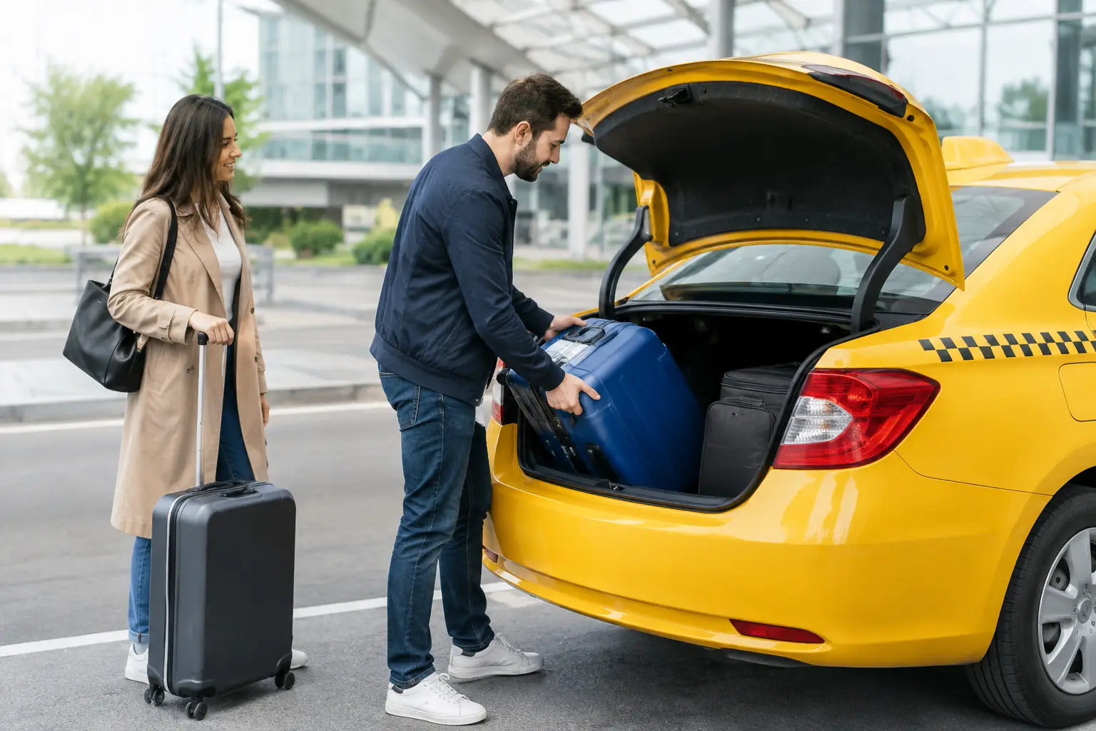 Can Taxis Carry Extra Luggage? What to Book
